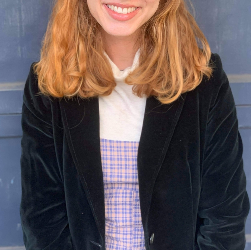 Vintage black velvet blazer